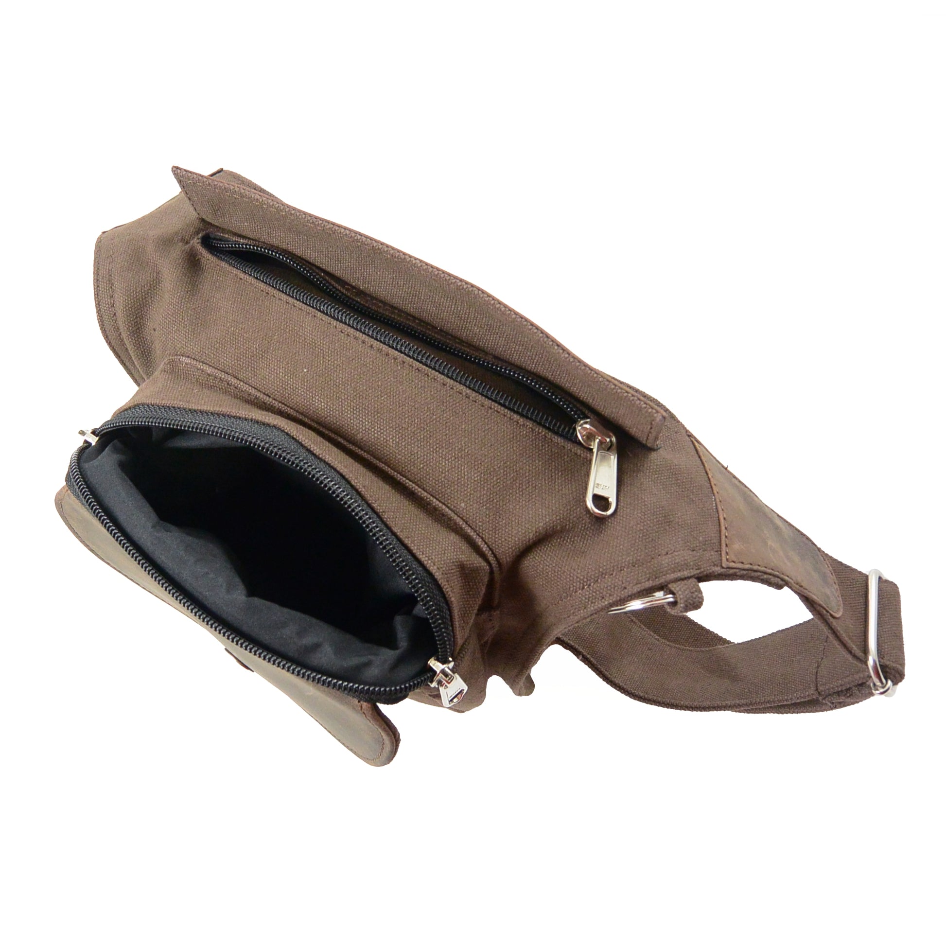 Nijens Gassi-Tasche Leder Vintage Dunkelbraun Tasche für Hundebesitzer 2