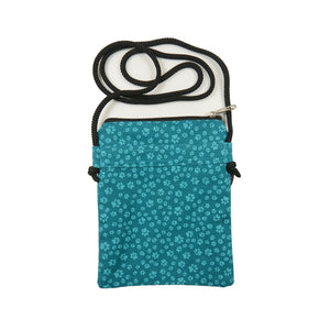 Nijens Handy-Tasche mit Pfoten-Motiv in Türkis 2