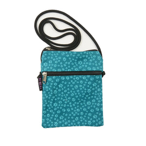 Nijens Handy-Tasche mit Pfoten-Motiv in Türkis