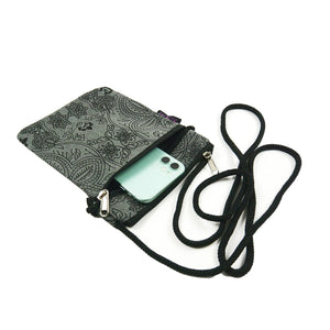 Kleine Tasche Umhängetasche für Handy Nijens Om-Grau 2