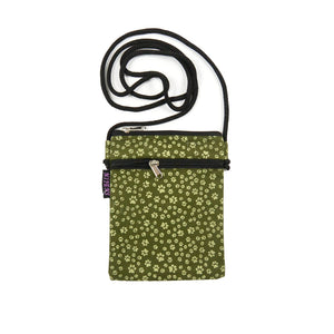 Nijens Smartphone Bag Kleine Tasche für Handy Smolly Olive Pfoten
