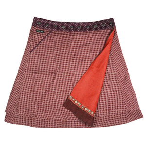 Wenderock XL Nijens Rocksana Tweed Midi Rot 1A - NIJENS