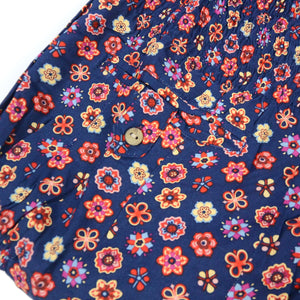 Nijens Kurze Hose Damen Mini-Tirra mit Blumenmuster 10 - NIJENS