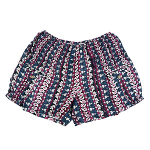 Kurze Hose Nijens Mini-Tirra grau-rosa