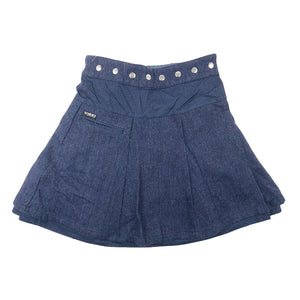 Winterrock aus Wolle-Baumwolle Dunkelblau Nijens Shop