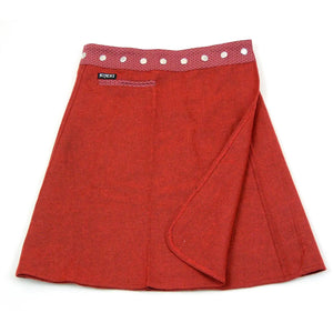 Damen Rock Nijens Trufflin Tweed Long-17 Wickelrock - NIJENS