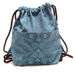 Rucksack Sport Turnbeutel Cyan Nijens Peethoo Bag