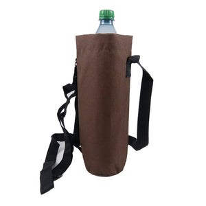 Nijens Wasserabweisende Flaschen Tasche (Nylon Dunkelbraun)